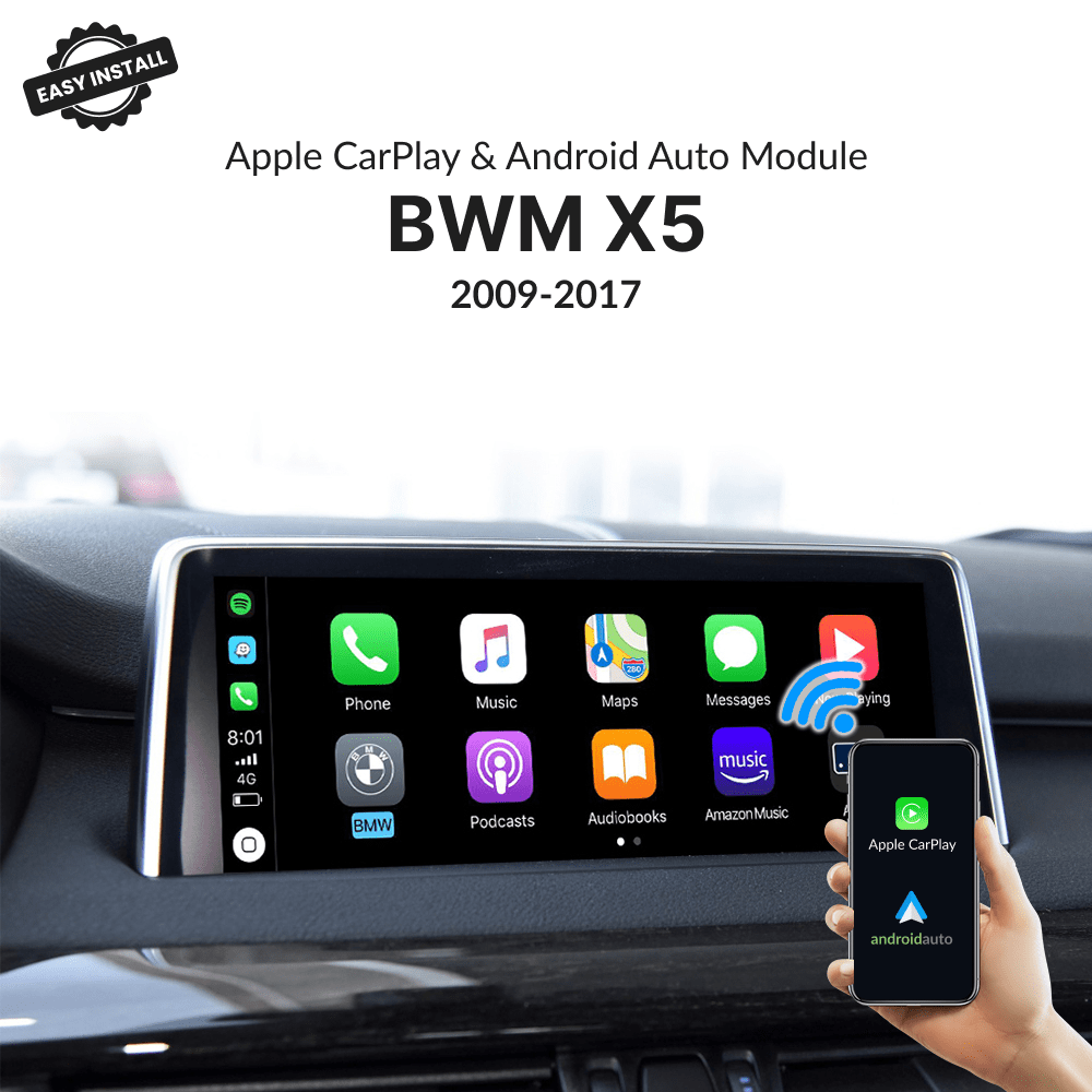 BMW X5 2009-2017 — Wireless Apple CarPlay & Android Auto Module - Car Tech Studio