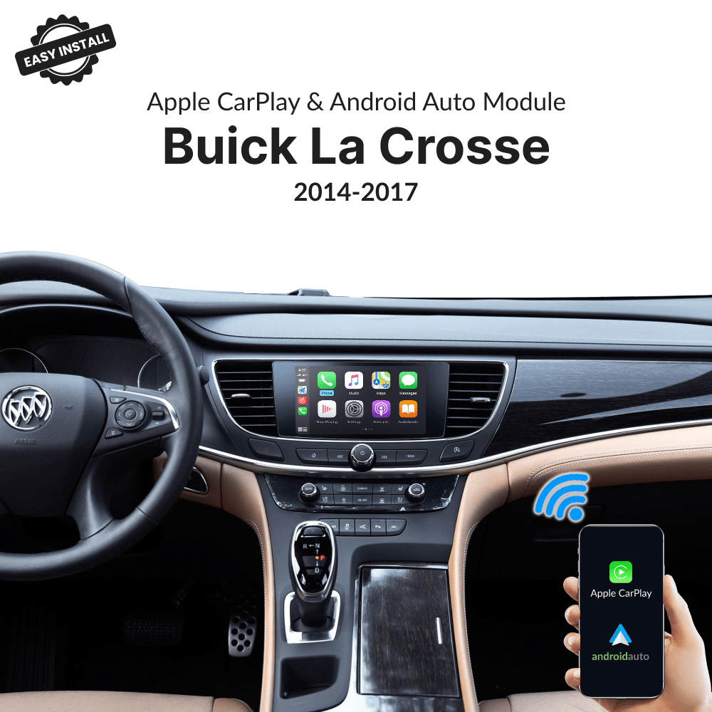 Buick La Crosse 2014-2017 — Wireless Apple CarPlay & Android Auto Module - Car Tech Studio