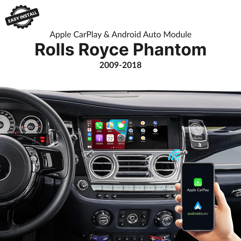 Rolls Royce Phantom 2009-2018 — Wireless Apple CarPlay & Android Auto Module - Car Tech Studio