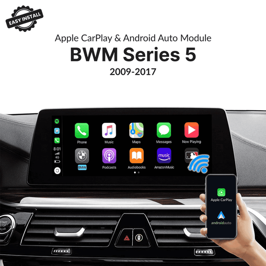 BMW Series 5 2009-2017 — Wireless Apple CarPlay & Android Auto Module - Car Tech Studio