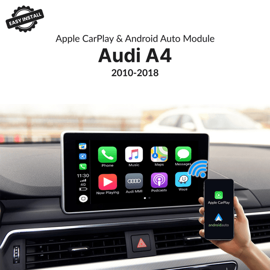 Audi A4 2010-2018 — Wireless Apple CarPlay & Android Auto Module - Car Tech Studio