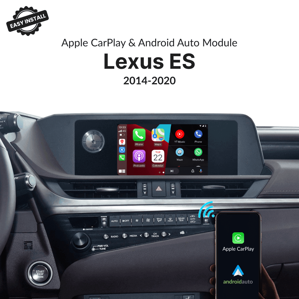 Lexus ES 2014-2020 — Wireless Apple CarPlay & Android Auto Module - Car Tech Studio