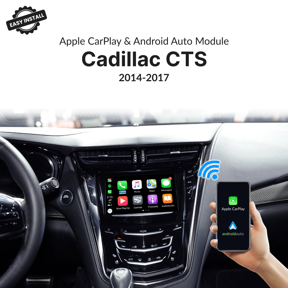 Cadillac CTS 2014-2017 — Wireless Apple CarPlay & Android Auto Module - Car Tech Studio