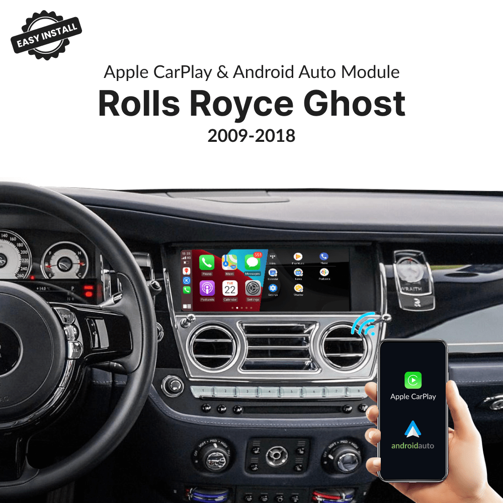Rolls Royce Ghost 2009-2018 — Wireless Apple CarPlay & Android Auto Module - Car Tech Studio