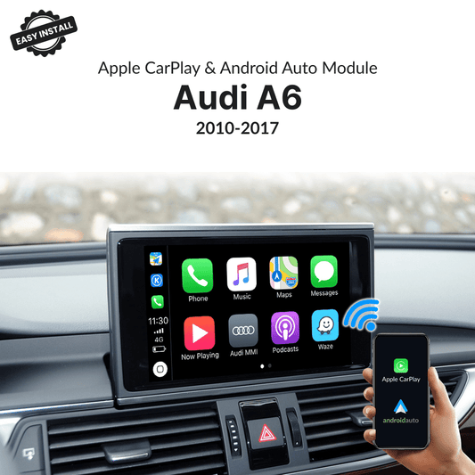 Audi A6 2010-2017 — Wireless Apple CarPlay & Android Auto Module - Car Tech Studio