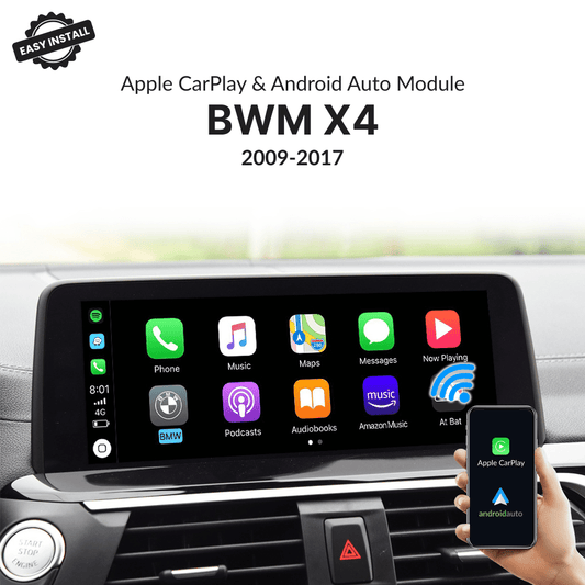 BMW X4 2009-2017 — Wireless Apple CarPlay & Android Auto Module - Car Tech Studio