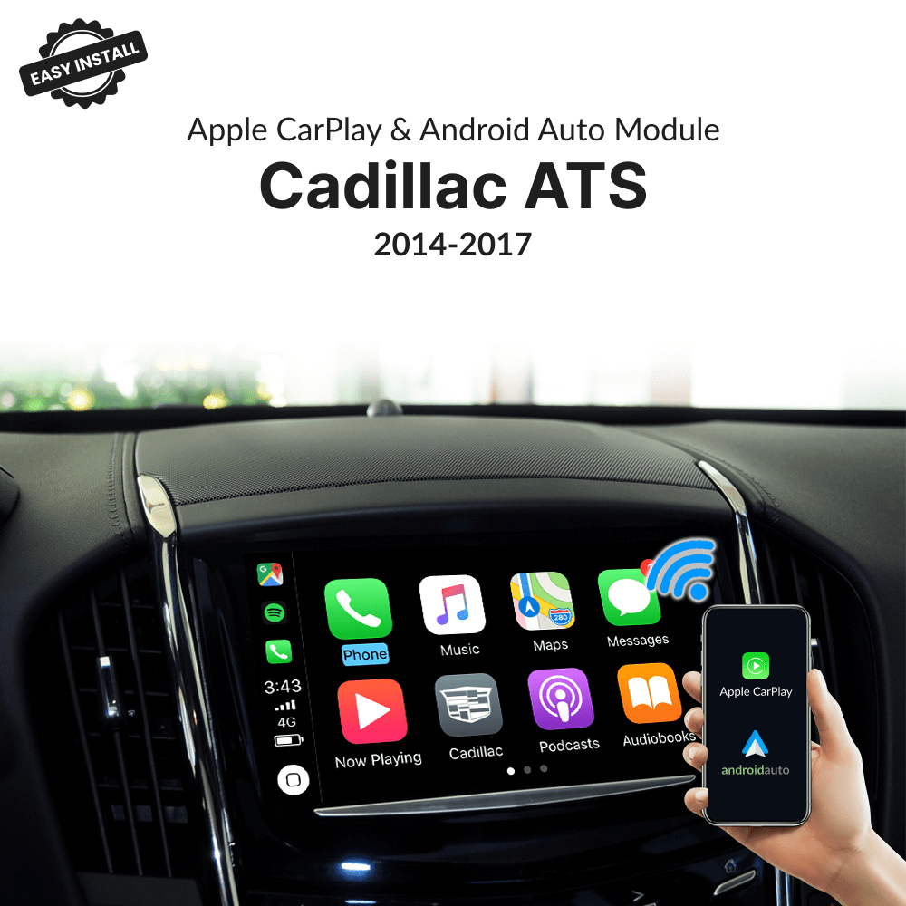 Cadillac ATS 2014-2017 — Wireless Apple CarPlay & Android Auto Module - Car Tech Studio
