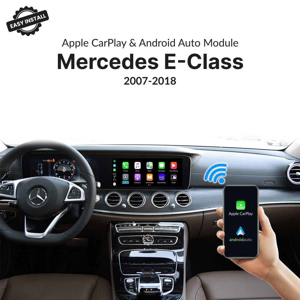 Mercedes E-Class 2007-2014 — Wireless Apple CarPlay & Android Auto Module - Car Tech Studio
