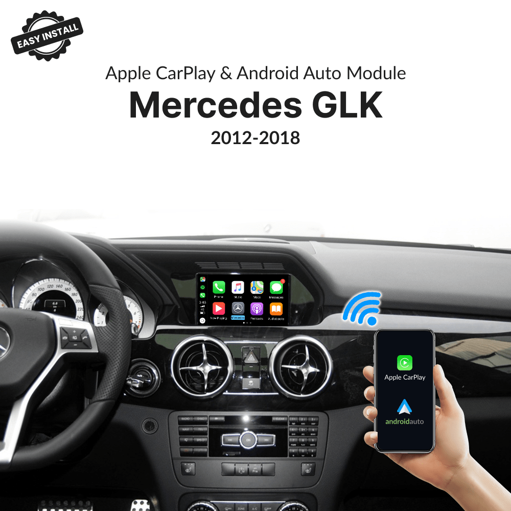 Mercedes GLK 2012-2018 — Wireless Apple CarPlay & Android Auto Module - Car Tech Studio