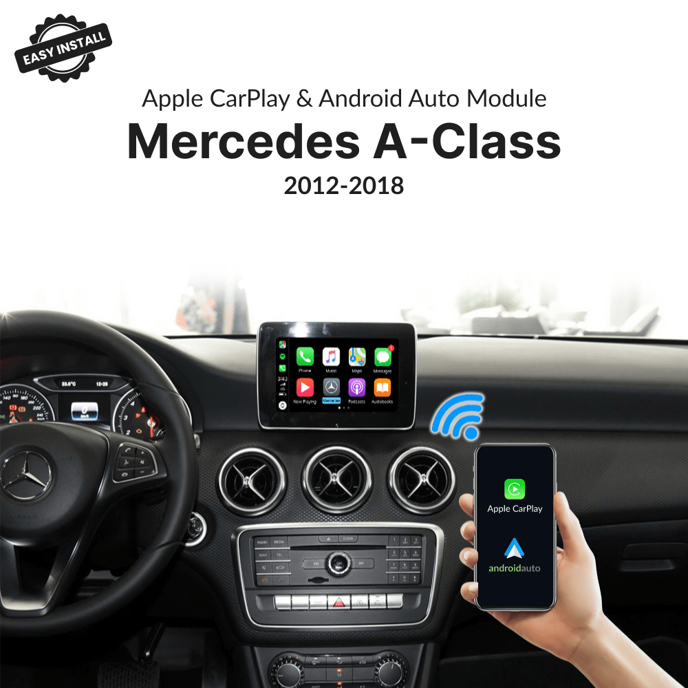 Mercedes A-Class 2012-2018 — Wireless Apple CarPlay & Android Auto Module - Car Tech Studio