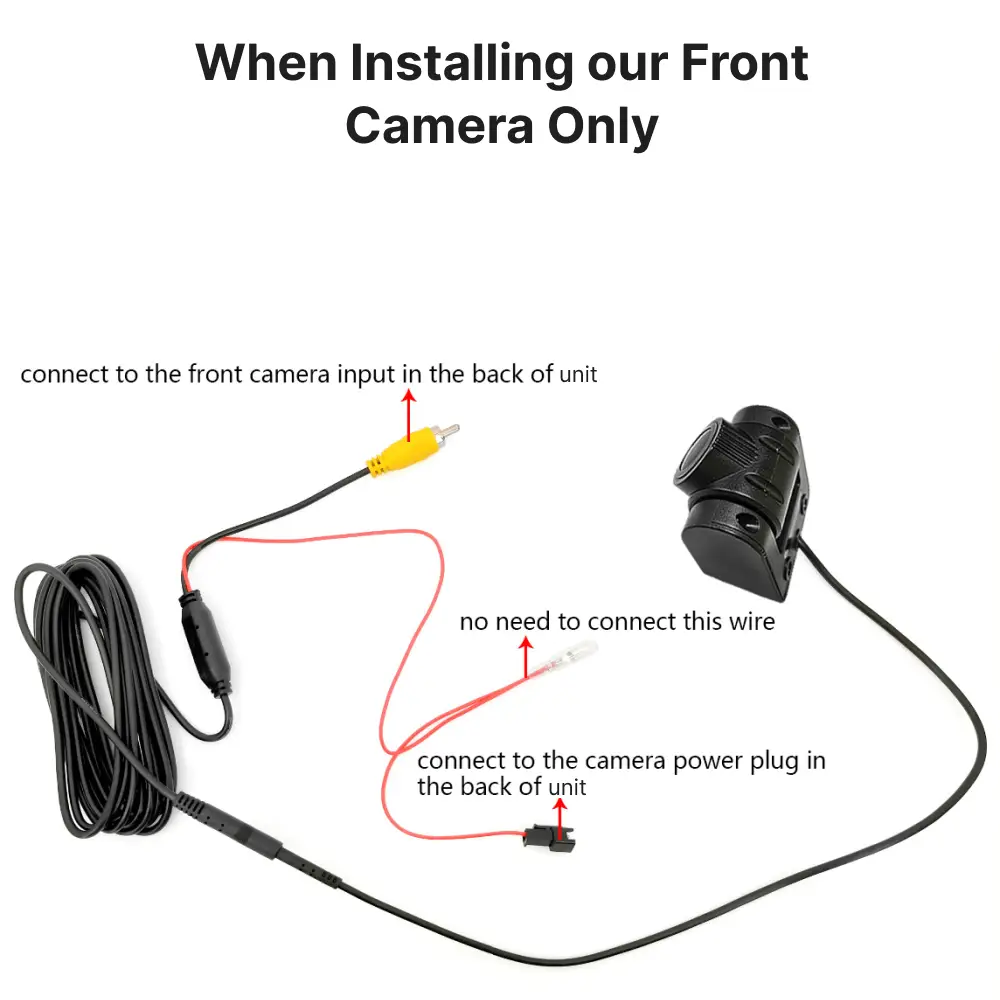 125° HD Waterproof Front Recording Camera - Car Tech Studio