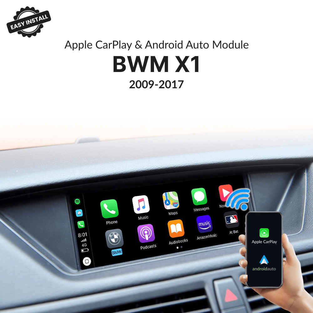 BMW X1 2009-2017 — Wireless Apple CarPlay & Android Auto Module - Car Tech Studio