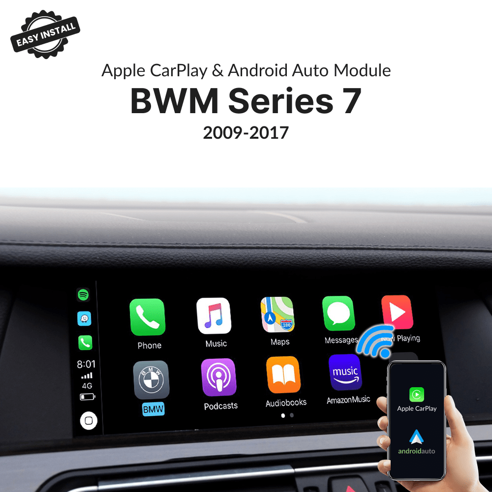 BMW Series 7 2009-2017 — Wireless Apple CarPlay & Android Auto Module - Car Tech Studio