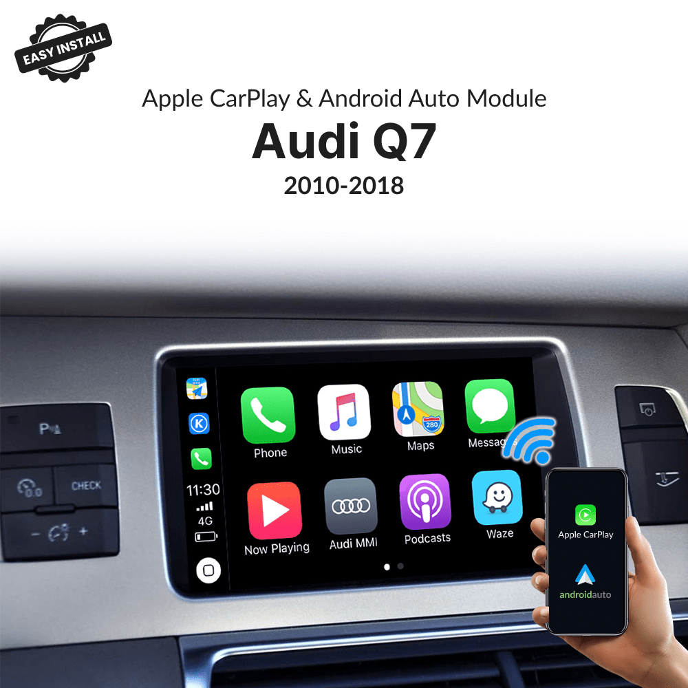 Audi Q7 2010-2018 — Wireless Apple CarPlay & Android Auto Module - Car Tech Studio