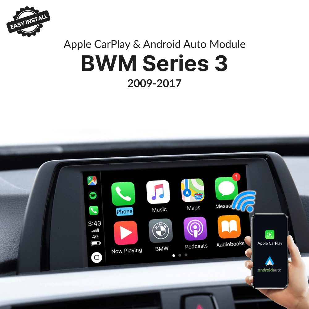 BMW Series 3 2009-2017 — Wireless Apple CarPlay & Android Auto Module - Car Tech Studio