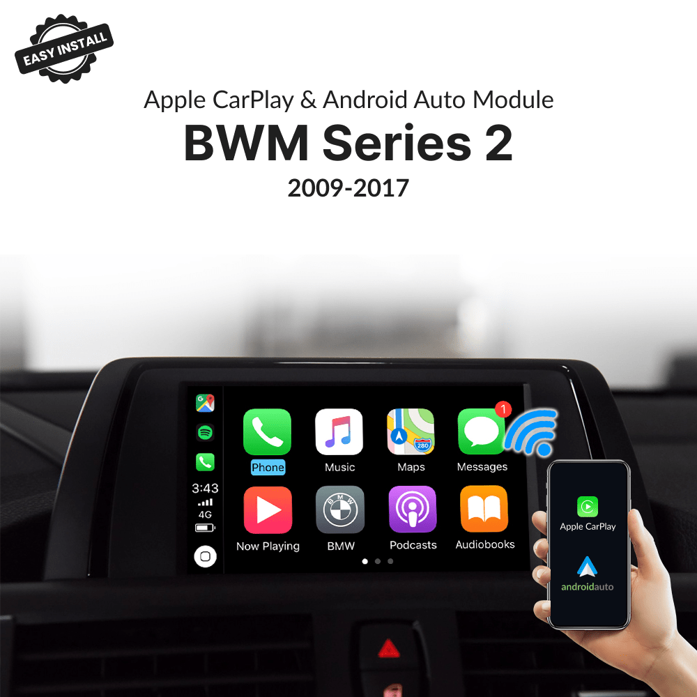 BMW Series 2 2009-2017 — Wireless Apple CarPlay & Android Auto Module - Car Tech Studio