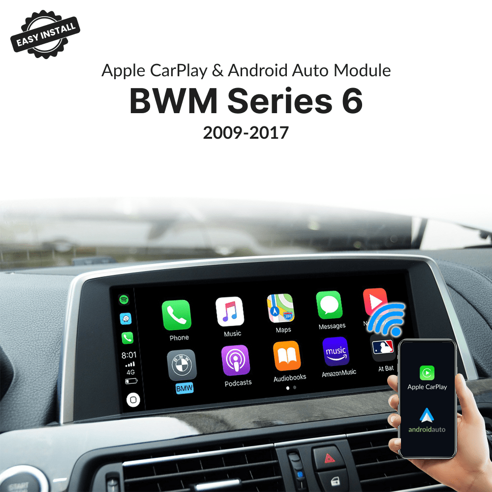 BMW Series 6 2009-2017 — Wireless Apple CarPlay & Android Auto Module - Car Tech Studio