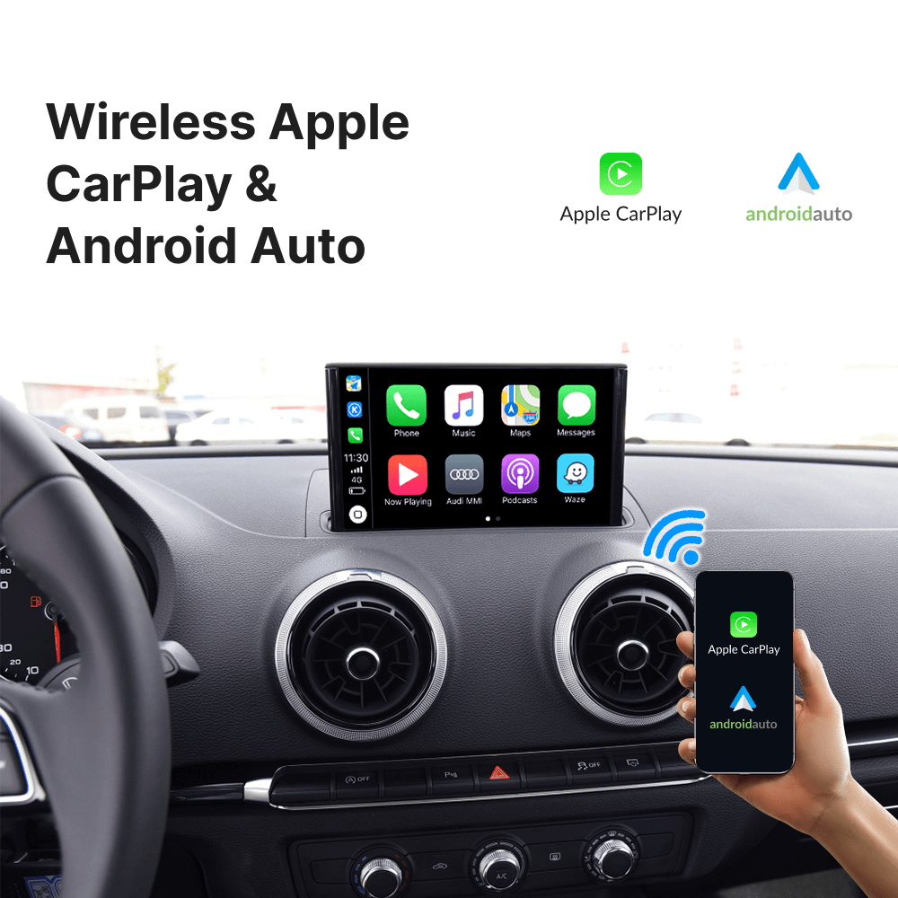 Audi A3 2012-2018 — Wireless Apple CarPlay & Android Auto Module - Car Tech Studio