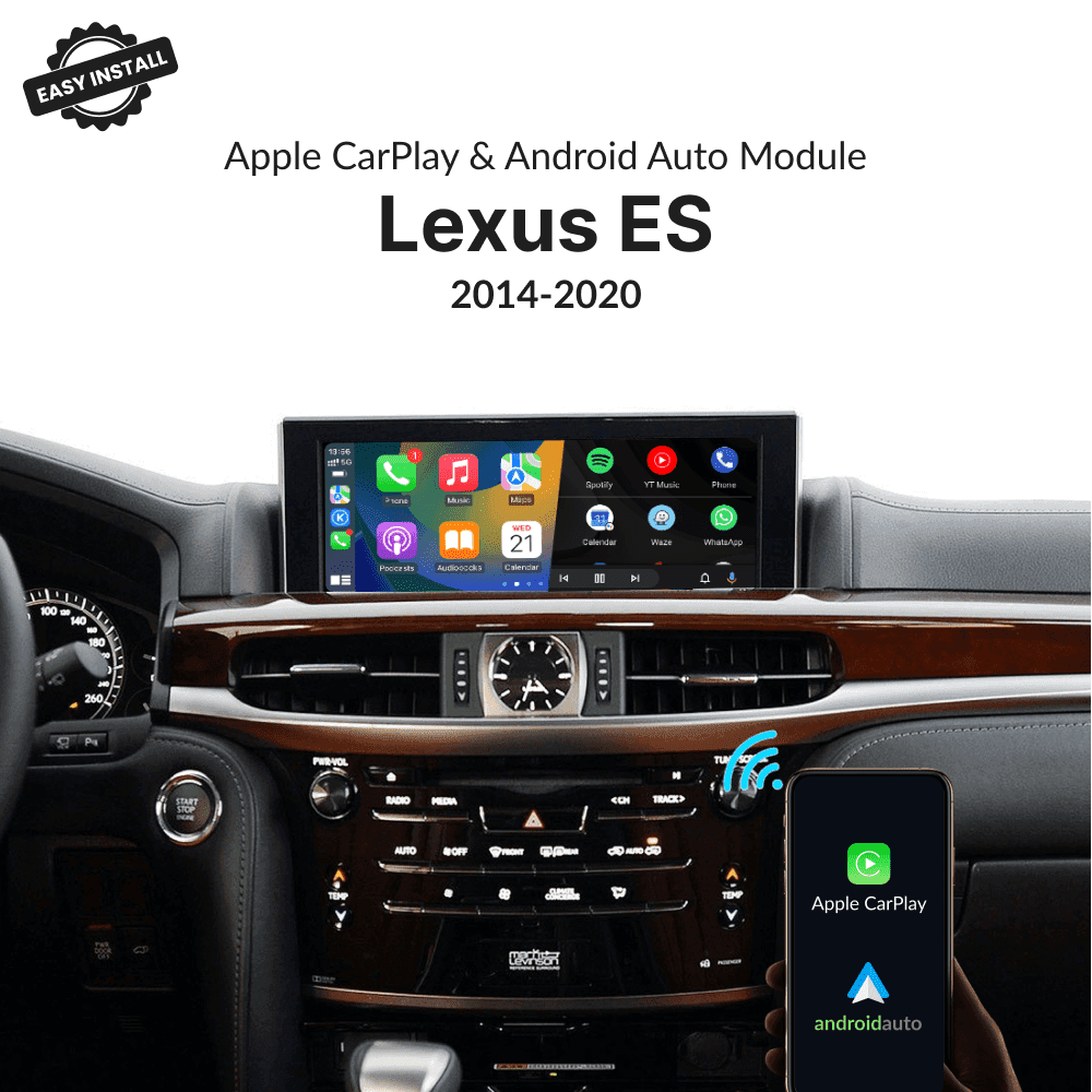 Lexus ES 2014-2020 — Wireless Apple CarPlay & Android Auto Module - Car Tech Studio