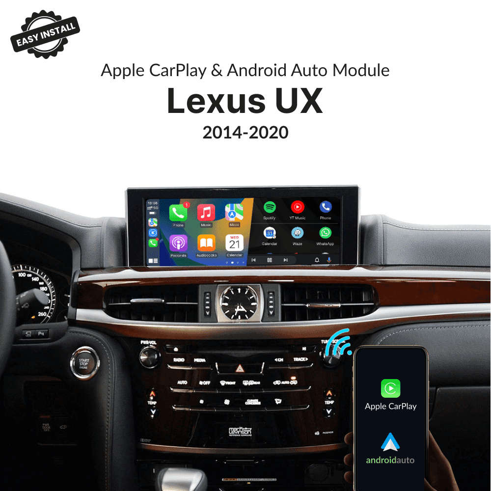 Lexus UX 2014-2020 — Wireless Apple CarPlay & Android Auto Module - Car Tech Studio
