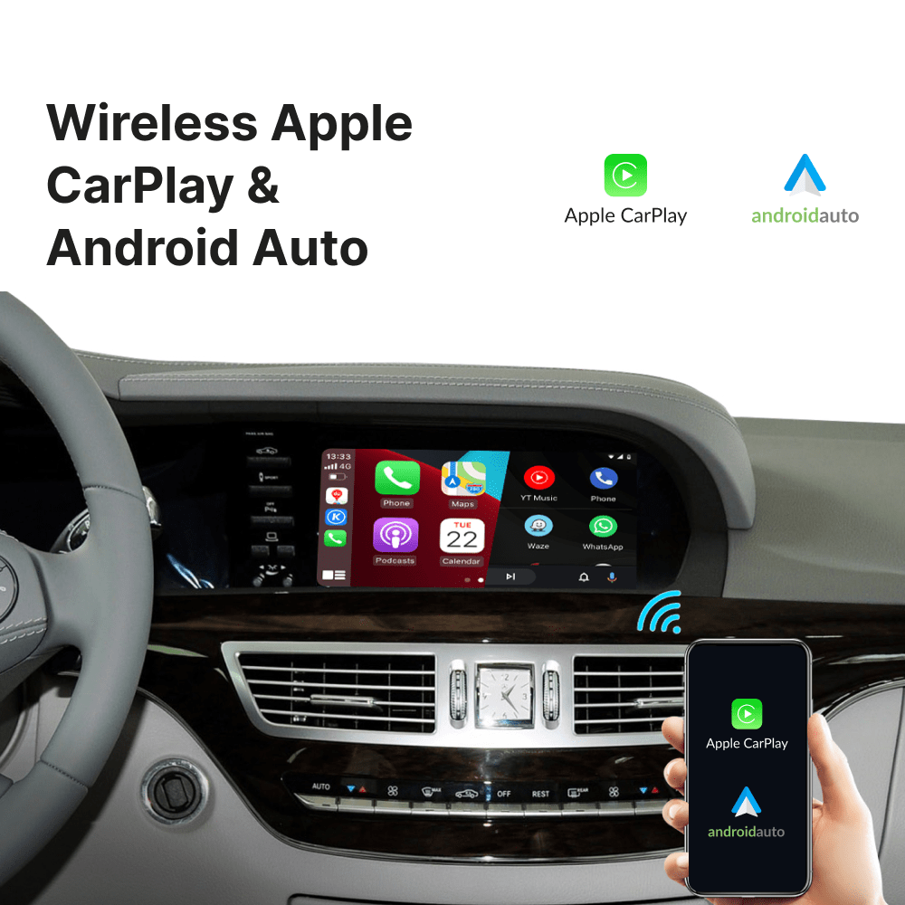 Mercedes S-Class 2003-2018 — Wireless Apple CarPlay & Android Auto Module - Car Tech Studio