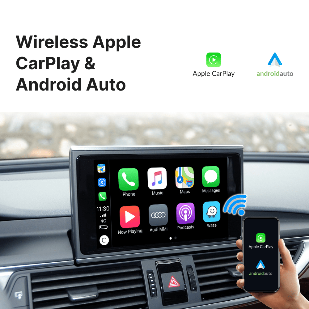 Audi A6 2010-2017 — Wireless Apple CarPlay & Android Auto Module - Car Tech Studio