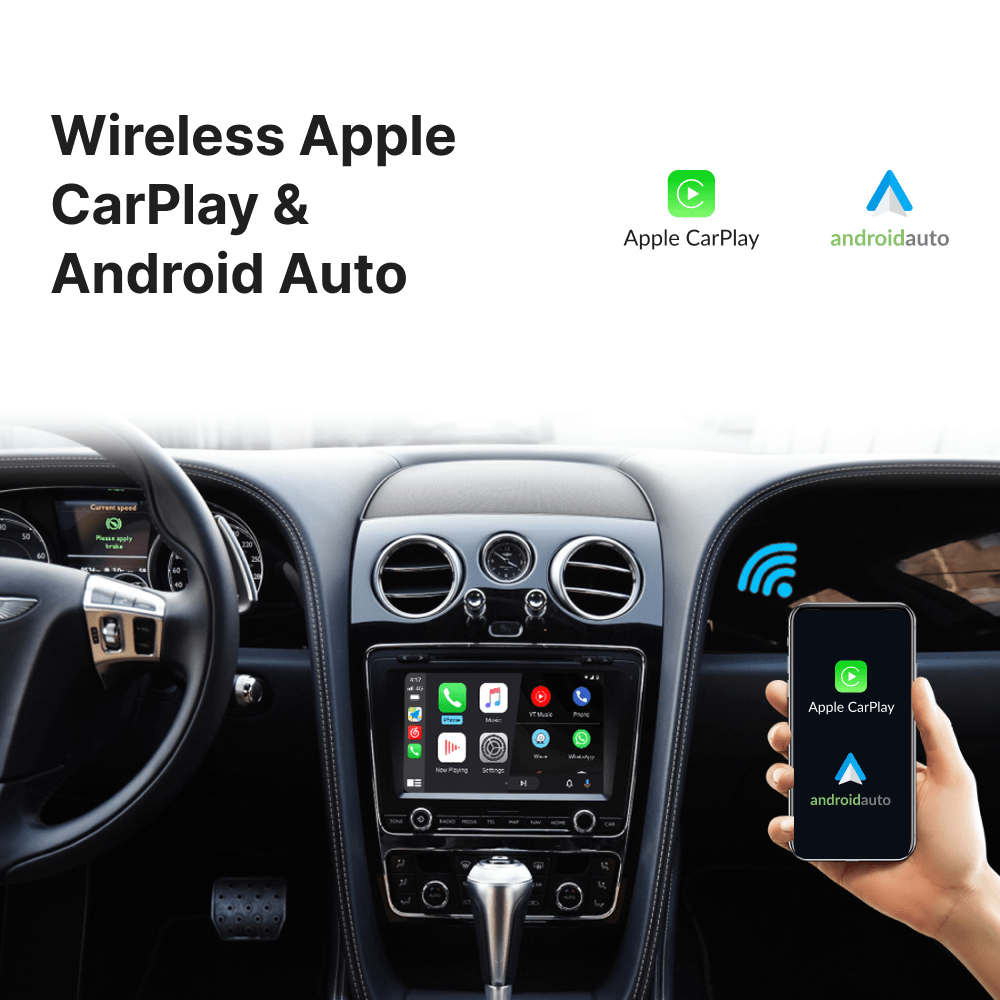 Bentley Continental 2012-2017 — Wireless Apple CarPlay & Android Auto Module - Car Tech Studio