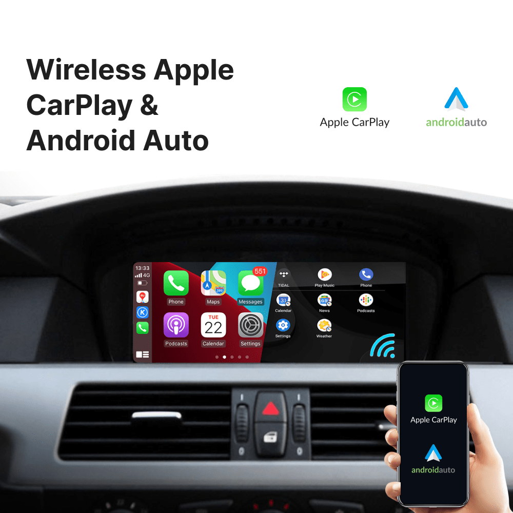BMW with CCC 8.4" 2003-2008 — Wireless Apple CarPlay & Android Auto Module - Car Tech Studio