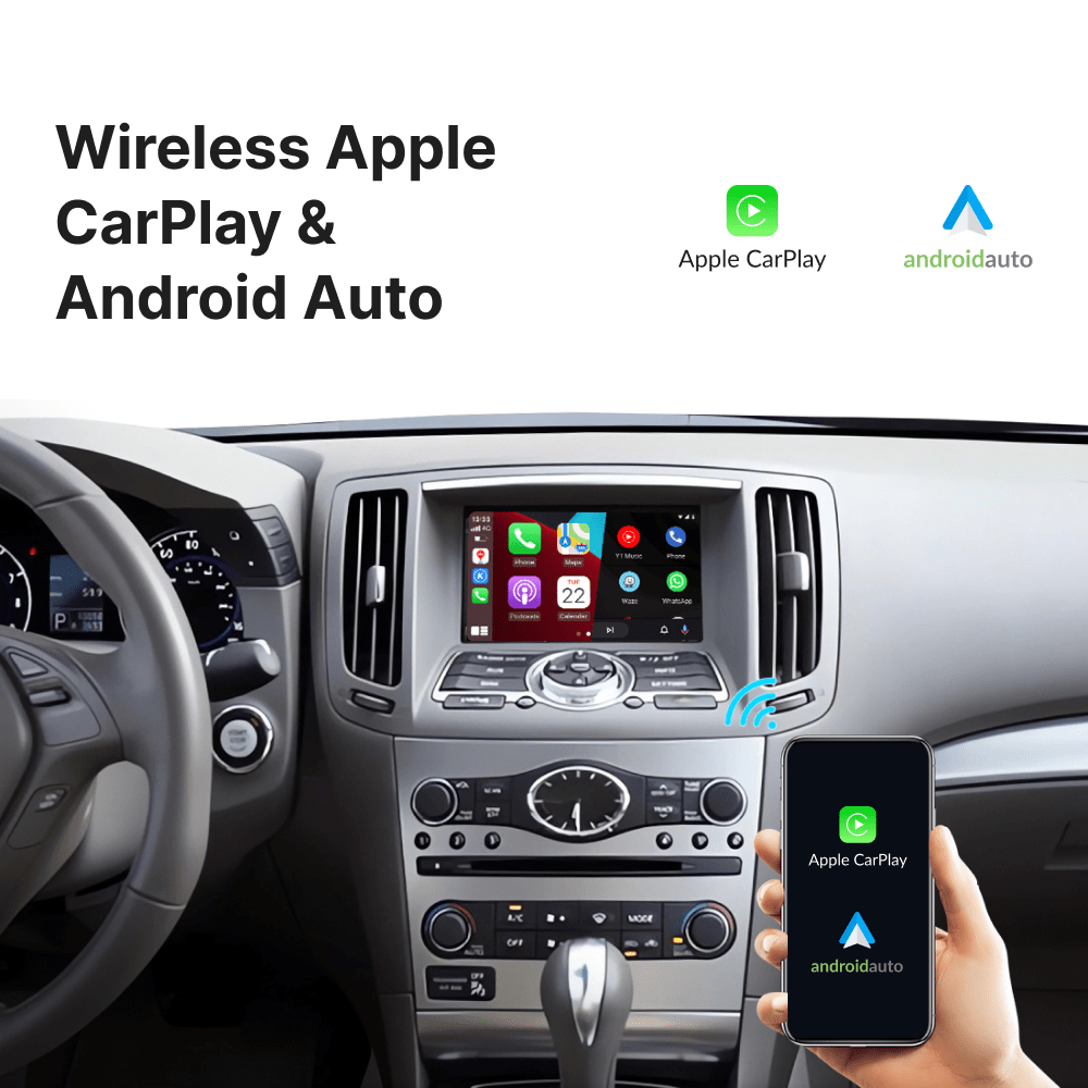Infiniti G35 2009-2012 — Wireless Apple CarPlay & Android Auto Module - Car Tech Studio