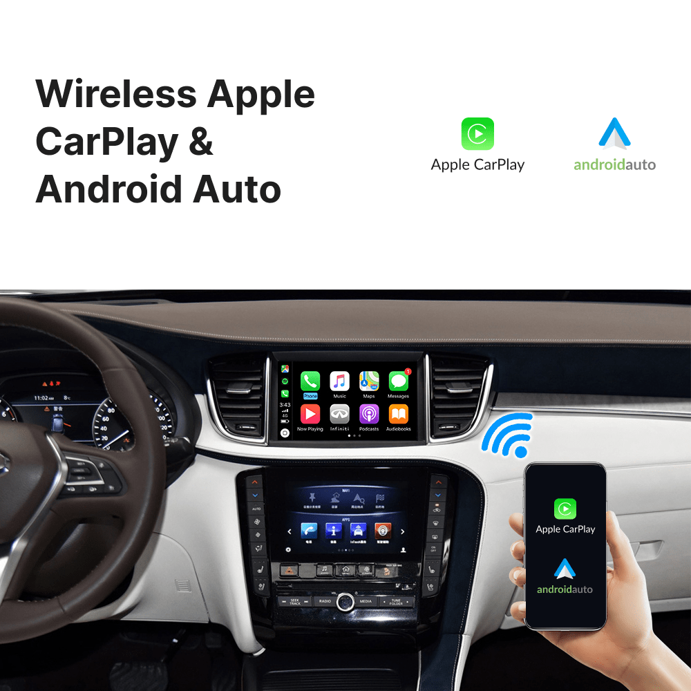 Infiniti QX60 2015-2019 — Wireless Apple CarPlay & Android Auto Module - Car Tech Studio