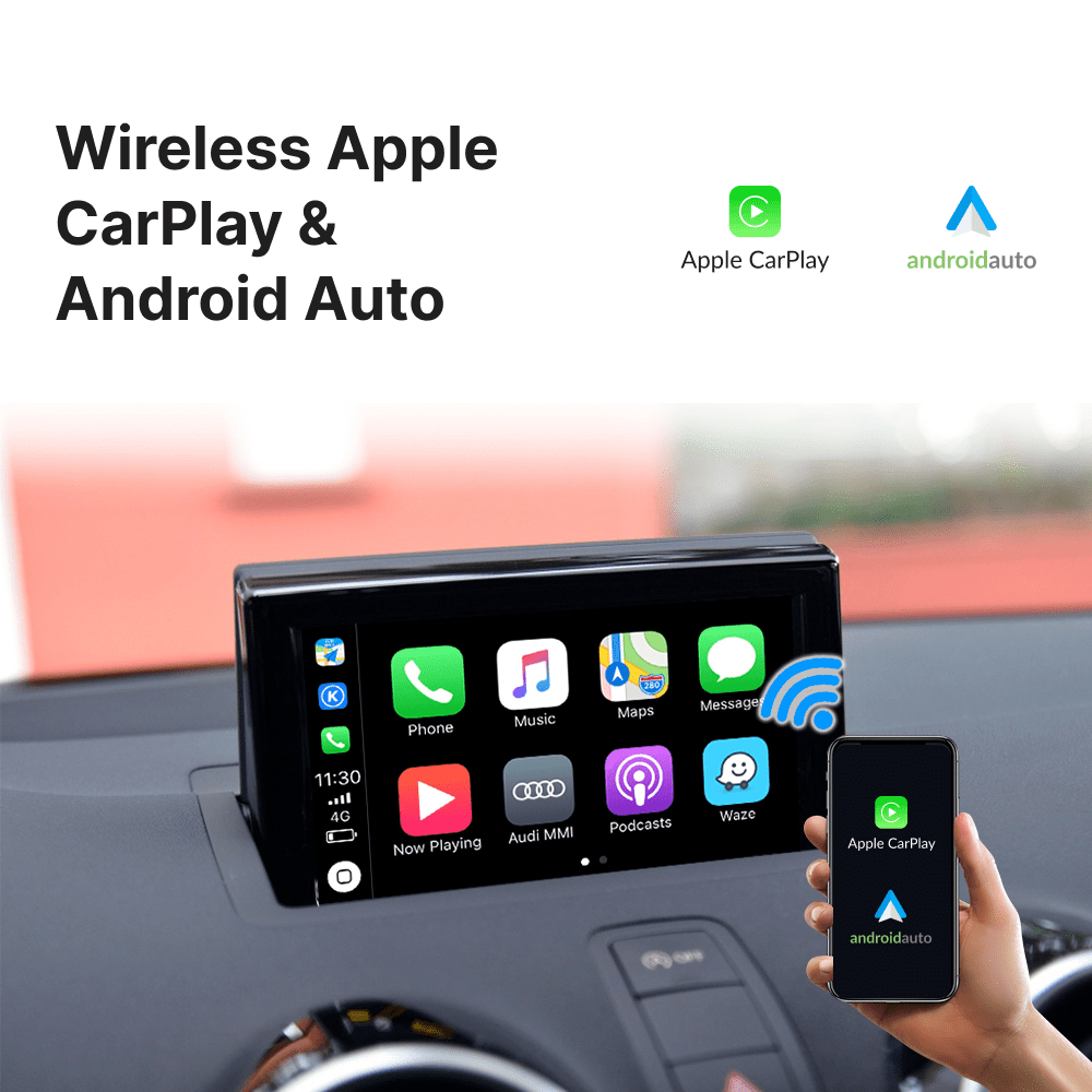 Audi A1 2012-2018 — Wireless Apple CarPlay & Android Auto Module - Car Tech Studio