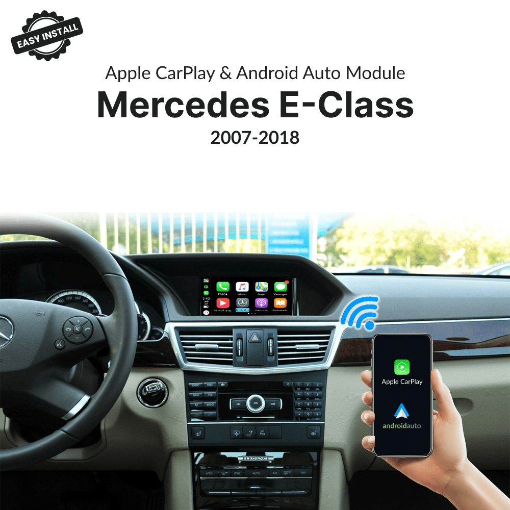 Mercedes E-Class 2007-2014 — Wireless Apple CarPlay & Android Auto Module - Car Tech Studio