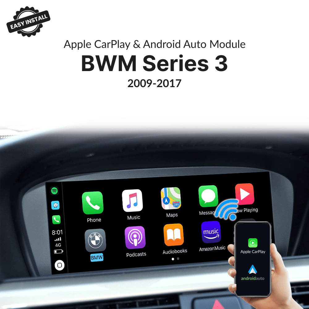 BMW Series 3 2009-2017 — Wireless Apple CarPlay & Android Auto Module - Car Tech Studio