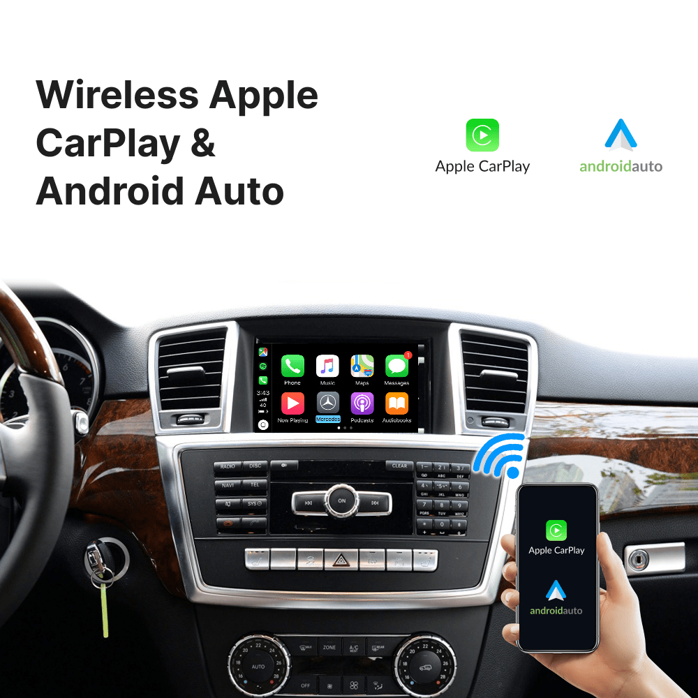 Mercedes ML 2012-2018 — Wireless Apple CarPlay & Android Auto Module - Car Tech Studio