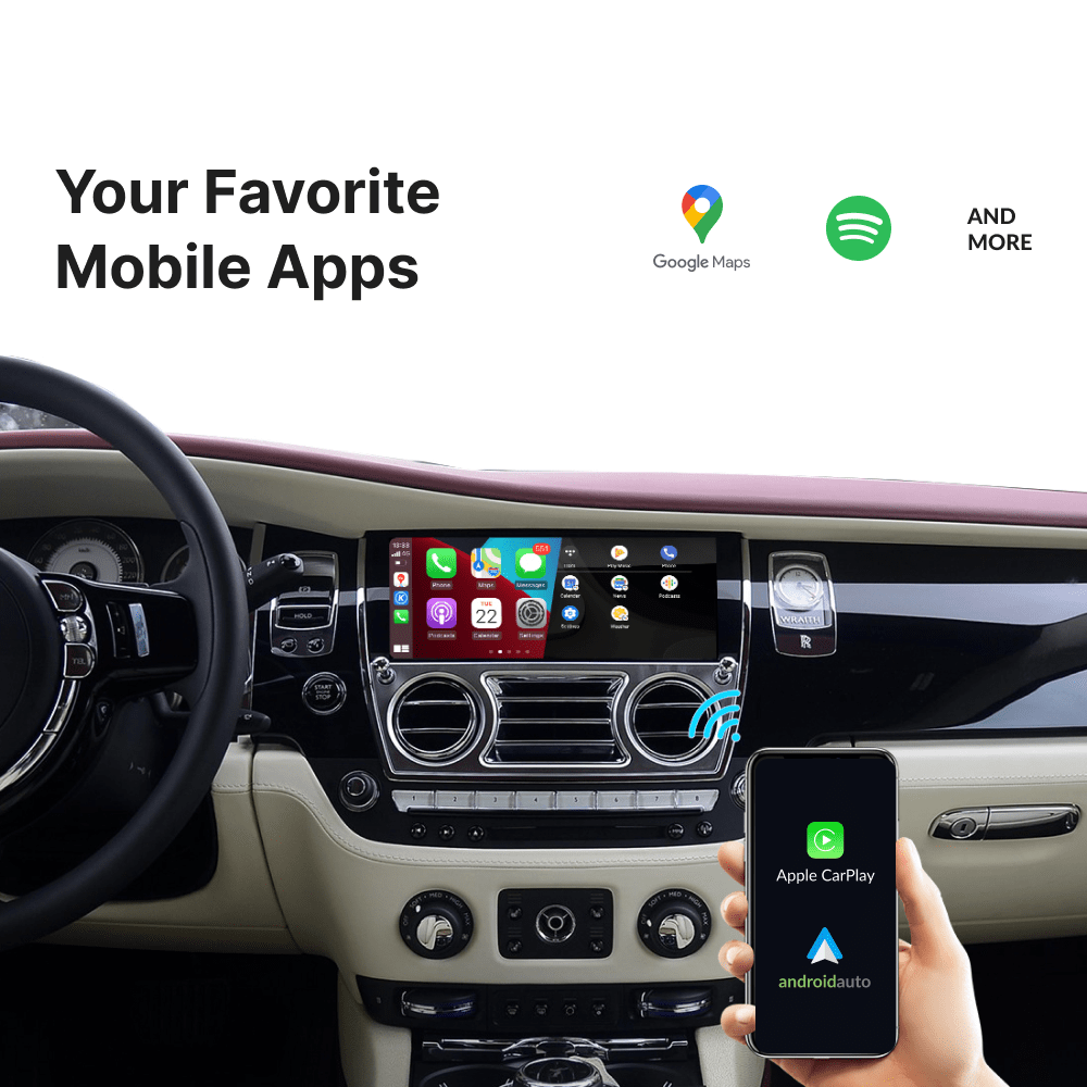 Rolls Royce Wraith 2009-2018 — Wireless Apple CarPlay & Android Auto Module - Car Tech Studio