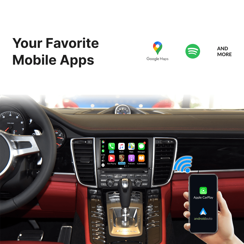Porsche Panamera 2009-2016 — Wireless Apple CarPlay & Android Auto Module - Car Tech Studio