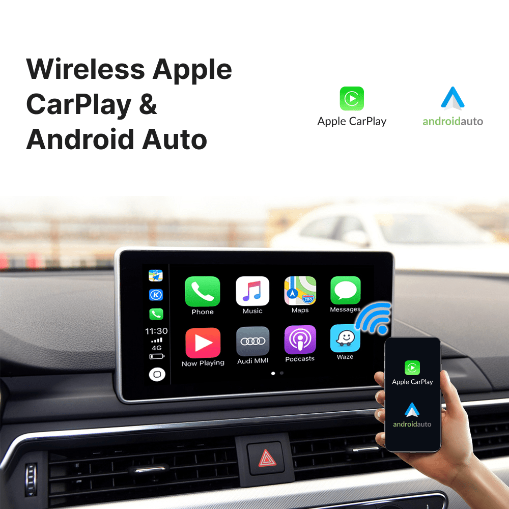 Audi A4 2010-2018 — Wireless Apple CarPlay & Android Auto Module - Car Tech Studio