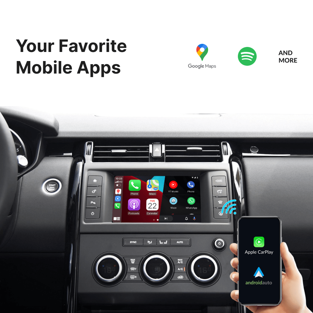 Land Rover Discovery 2010-2018 — Wireless Apple CarPlay & Android Auto Module - Car Tech Studio