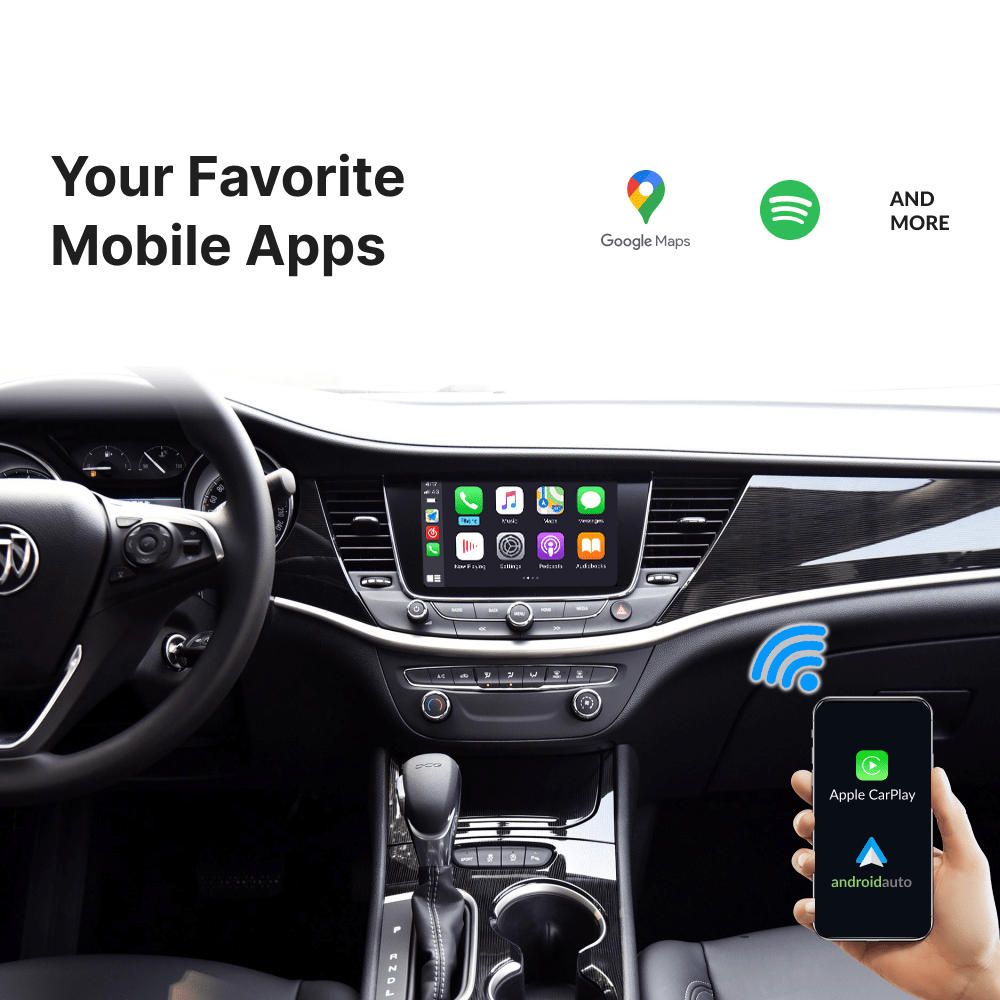Buick Verano 2014-2017 — Wireless Apple CarPlay & Android Auto Module - Car Tech Studio