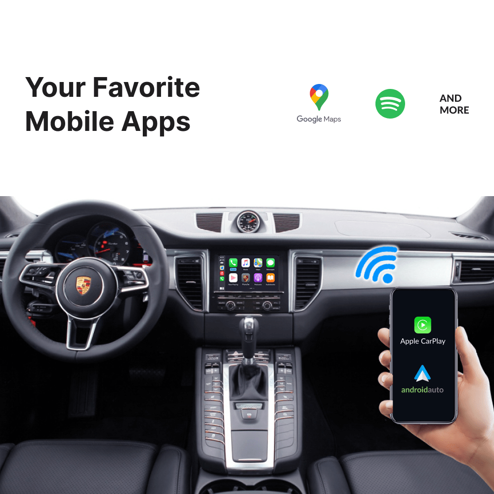 Porsche Macan 2009-2018 — Wireless Apple CarPlay & Android Auto Module - Car Tech Studio