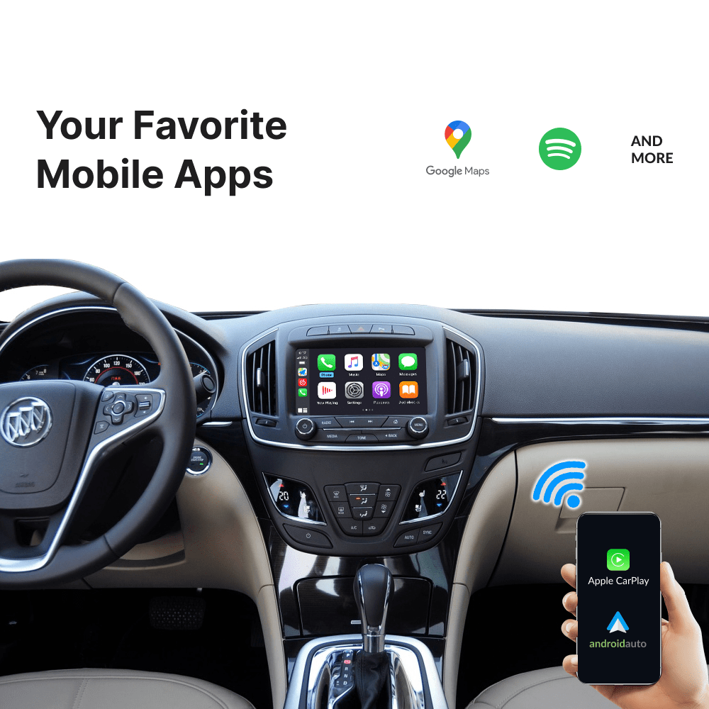 Buick Regal 2014-2017 — Wireless Apple CarPlay & Android Auto Module - Car Tech Studio