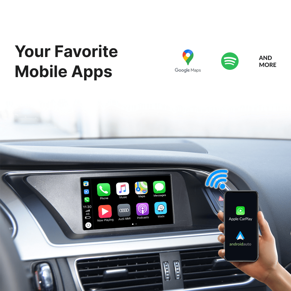 Audi with MMI 2G 2003-2009 — Wireless Apple CarPlay & Android Auto Module - Car Tech Studio