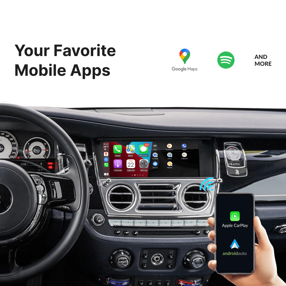 Rolls Royce Dawn 2009-2018 — Wireless Apple CarPlay & Android Auto Module - Car Tech Studio