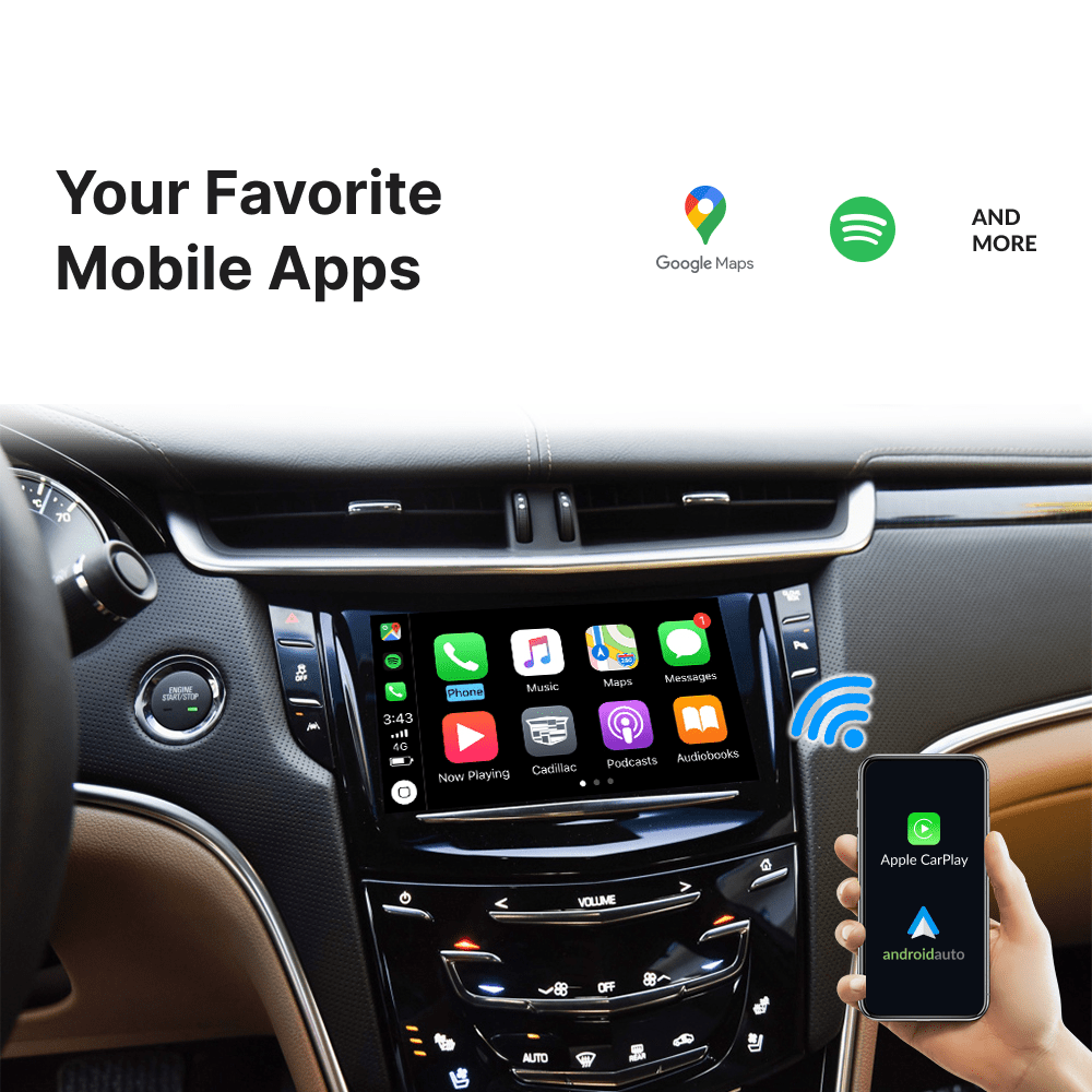Cadillac XTS 2014-2017 — Wireless Apple CarPlay & Android Auto Module - Car Tech Studio