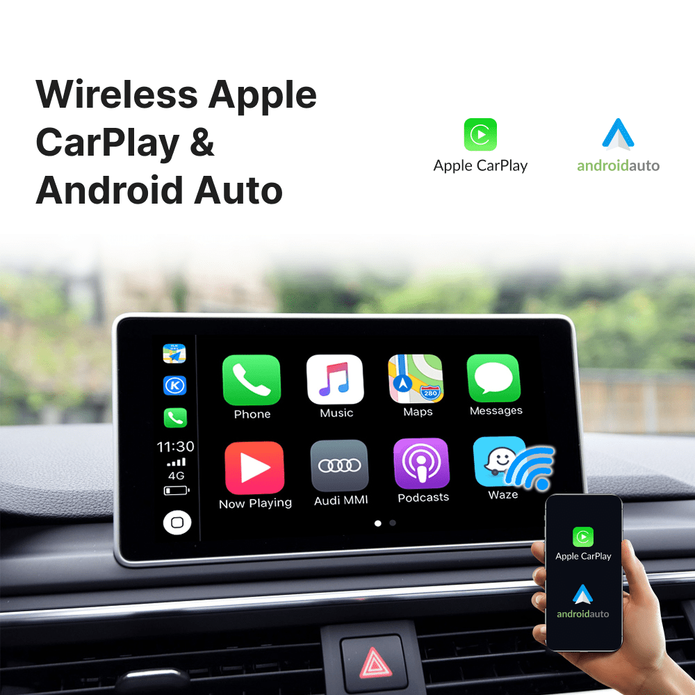 Audi A5 2010-2018 — Wireless Apple CarPlay & Android Auto Module - Car Tech Studio