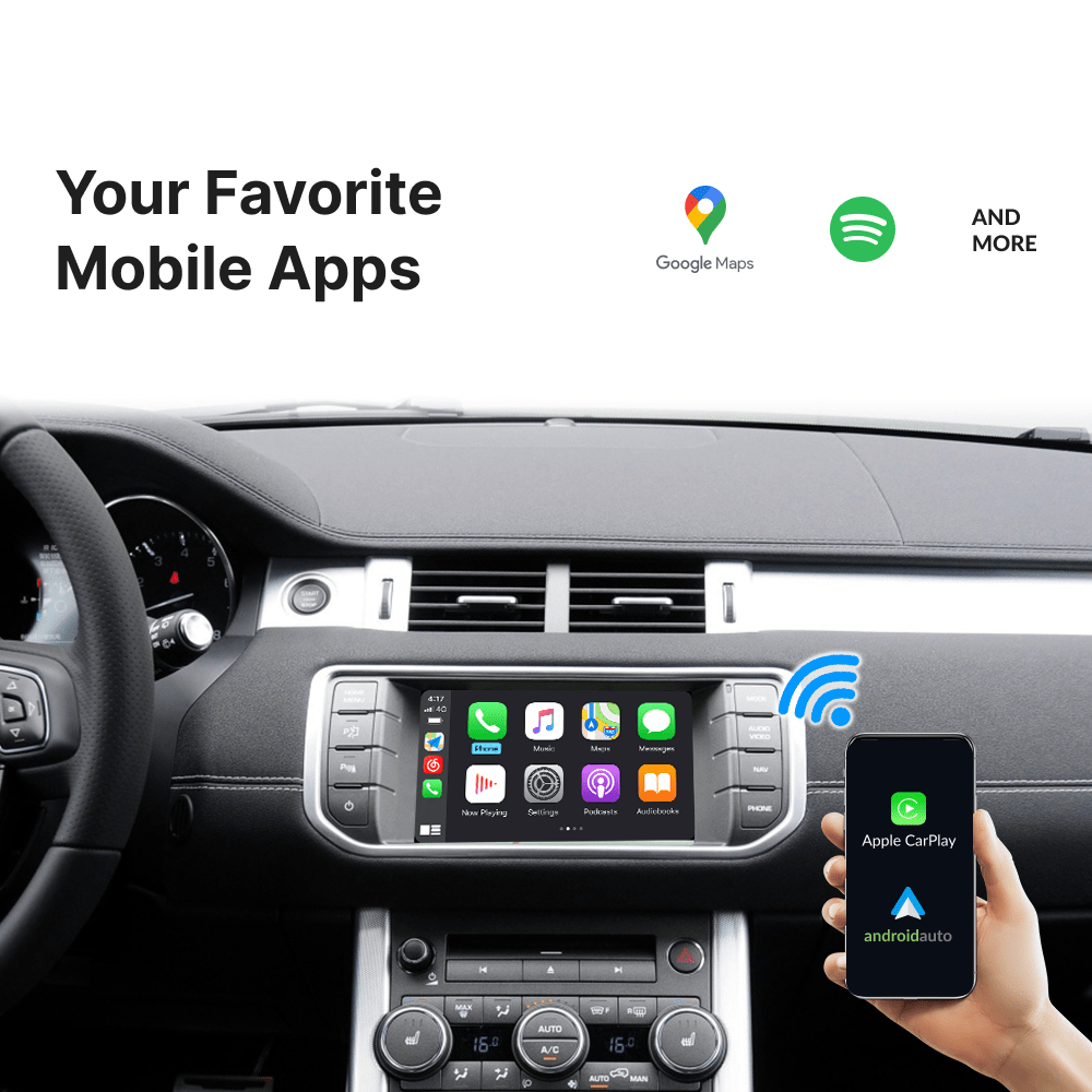 Range Rover Evoque 2010-2018 — Wireless Apple CarPlay & Android Auto Module - Car Tech Studio