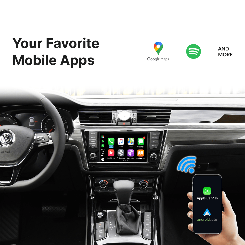 Volkswagen Tiguan 2012-2018 — Wireless Apple CarPlay & Android Auto Module - Car Tech Studio