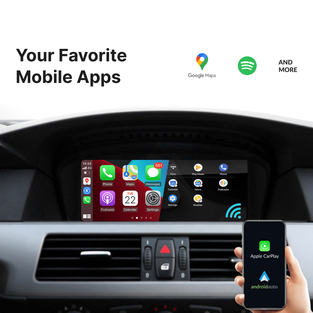 BMW with CCC 8.4" 2003-2008 — Wireless Apple CarPlay & Android Auto Module - Car Tech Studio