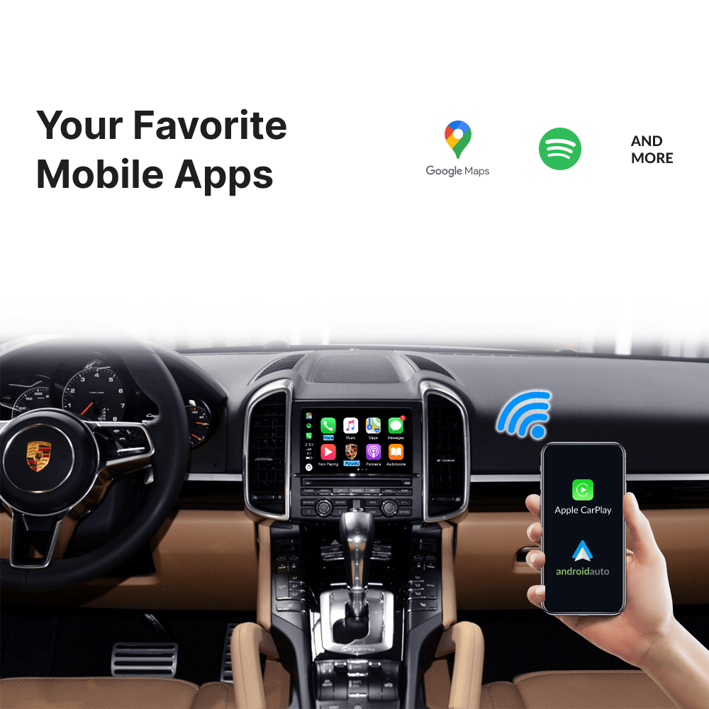 Porsche Cayenne 2009-2016 — Wireless Apple CarPlay & Android Auto Module - Car Tech Studio