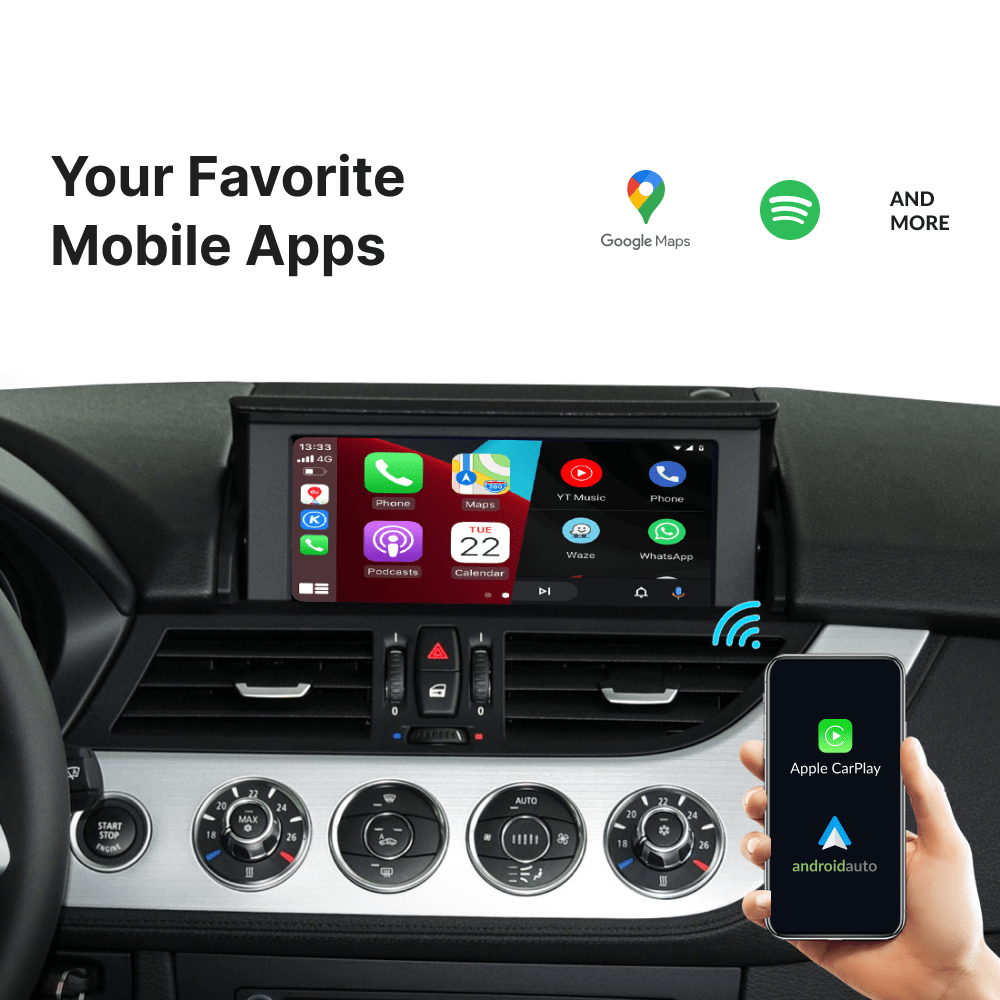 BMW Z4 2009-2012 — Wireless Apple CarPlay & Android Auto Module - Car Tech Studio
